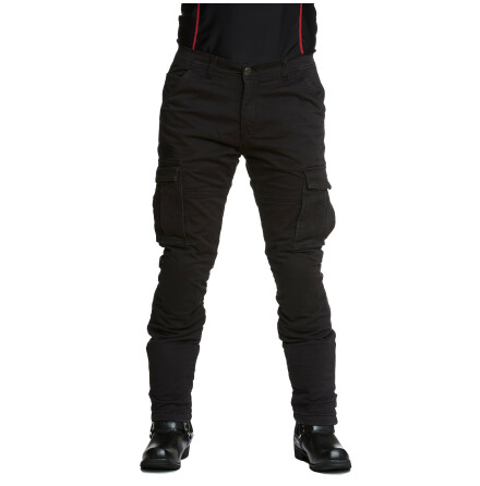Sweep Jungle Cargo Kevlarjeans svart och camo grn